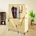 Hot Sale Portable Chrome Quarto Wardrobe Rack com rodas